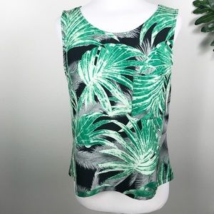 Top, Palm Summer Print A60